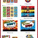 Superhero Birthday Party Package Personalized FULL Collection Set - PRINTABLE DIY - PS825CA1x