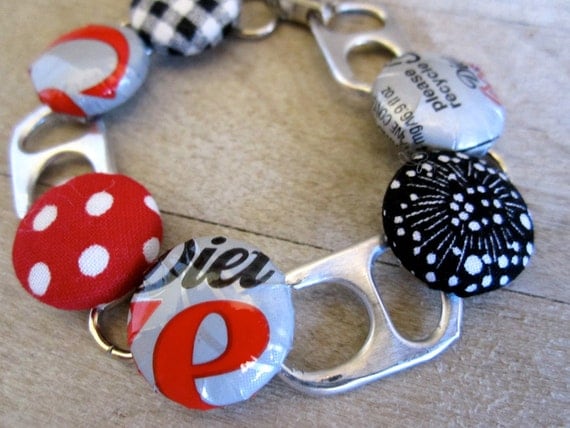 Diet Coke Addicts Big Button Bracelet