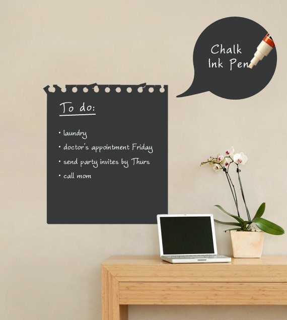 Memo - Chalkboard Decal - by Simple Shapes