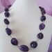 Lush Amethyst & Sterling Silver Princess Necklace
