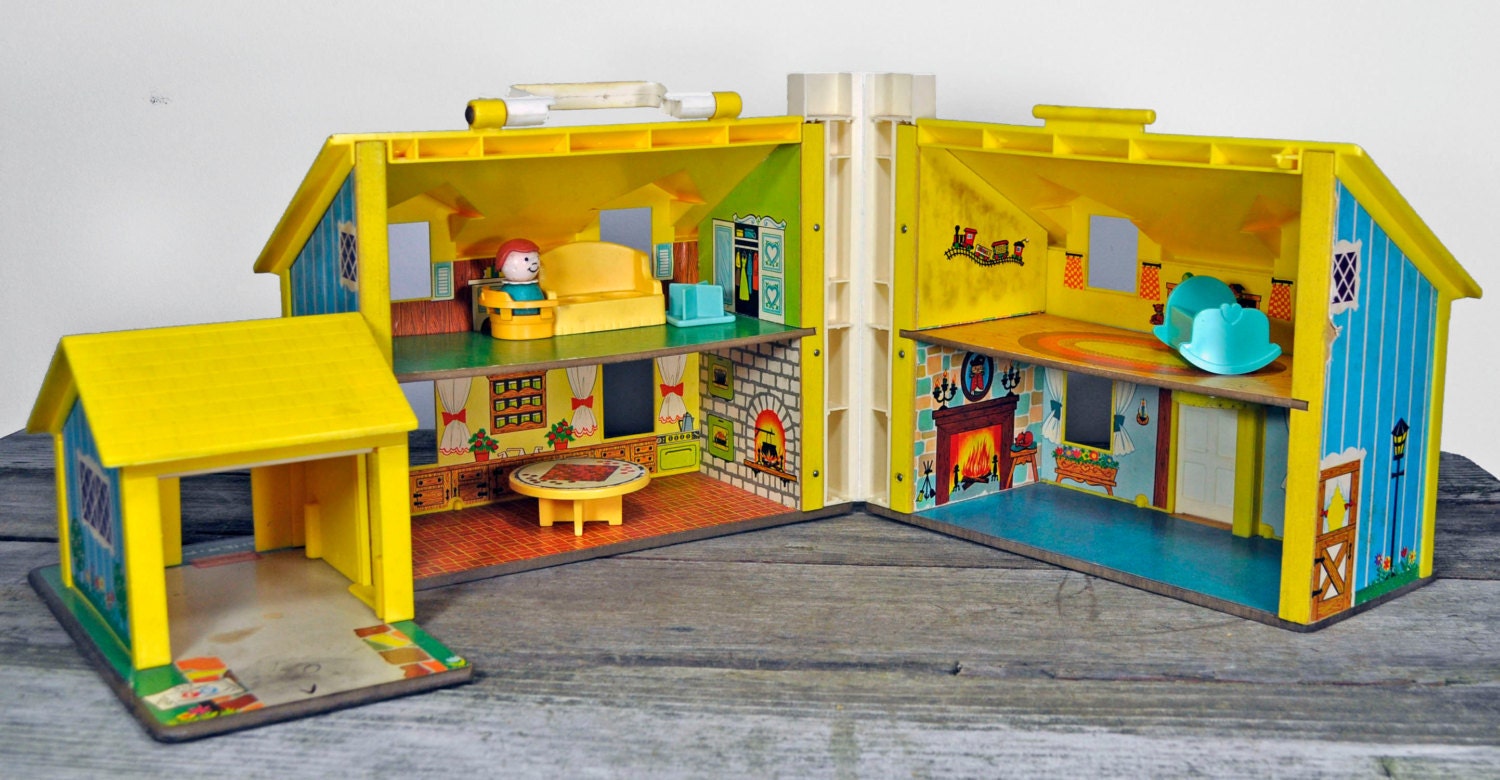 Vintage Fisher-Price Play Family House