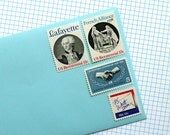 Vintage un-used - French Alliance - postage stamps to post 5 letters