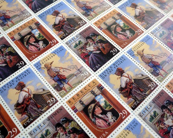 Vintage un-used Reading and Performing postage stamps to post 6 letters