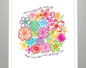 Prints For Kids - What are little girls made of - 8x10