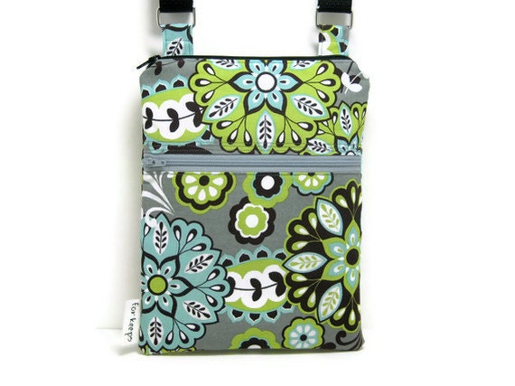 Grey blue green cross body purse sling bag adjustable strap shoulder vacation travel wallet hobo hipster shopping small