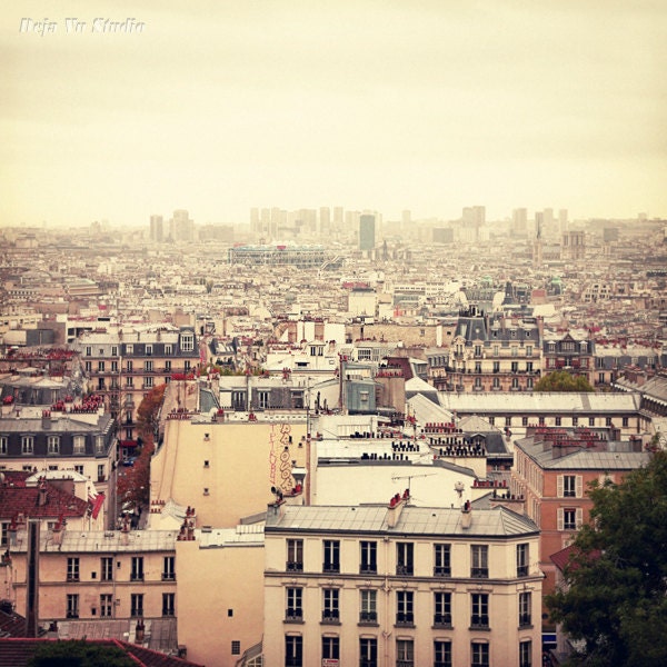 Vue sur Beaubourg - 8x8 Print - Photography of Paris, Paris Wall Art, Home Decor, Architecture, French Decor, Parisian Mood