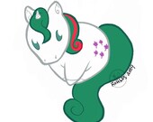 My Little Pony G1 GUSTY keychain / phone charm