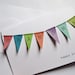 Personalised Bunting Card - Hand Sewn
