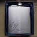 Personalised Hip Flask - Wedding Monogram