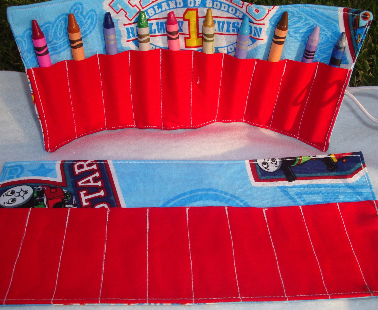 Thomas the Train Crayon Roll Holder