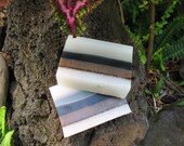 Layered Glycerin Soap with Kona Coffee and Kaolin Clay- Gifted to Eco conscious celebrities for Earth Day 2012 via The Artisan Group