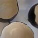 Porcelain Leggy Cup - Black and White