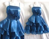 Sexy Blue Cocktail Dress - Sweet Heart Party Dress - Romance Night Girl Short Dress