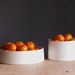 MTO extra large porcelain serving set orange fruit bowl pottery ceramics modern minimalist bowl