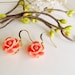 Orange Flower Earringsflower earrings sweet 16 feminine pretty all occasions great gift great buy.-