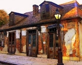 French Quarter Architecture, Lafitte Blacksmith Shop, Art New Orleans Fine Art Print, 4x6 Fine Art