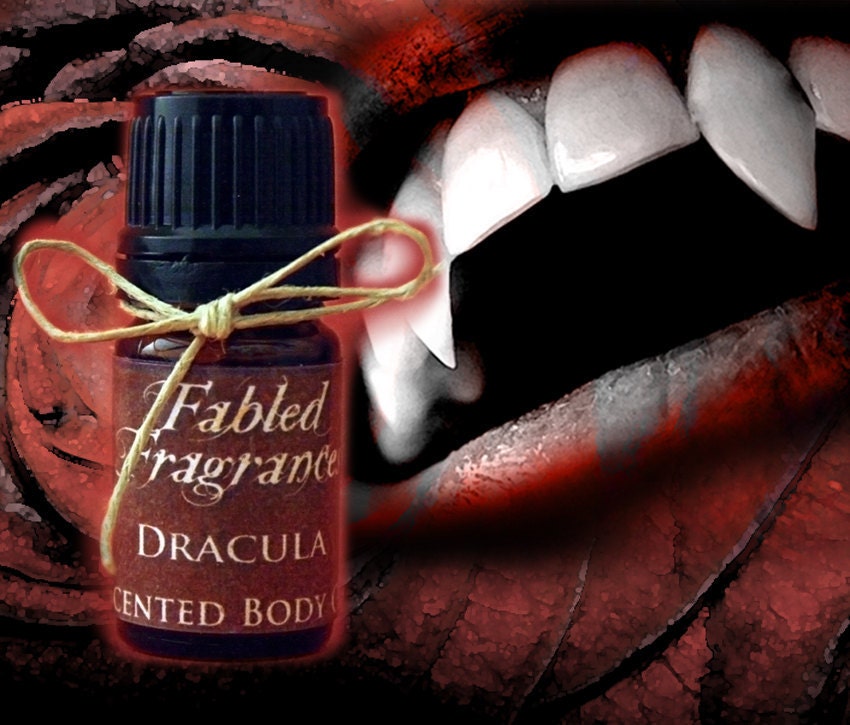 Dracula Cologne Oil: 5mL Amber Bottle of Gothic Vampire Artisan Fragrance