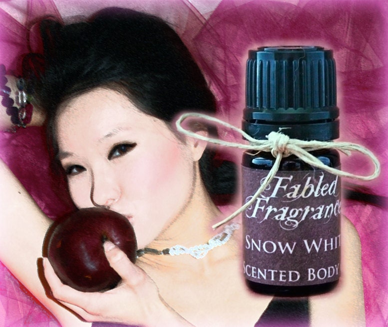 Snow White Perfume Oil: 5mL Amber Bottle of Poison Apple Artisan Fragrance