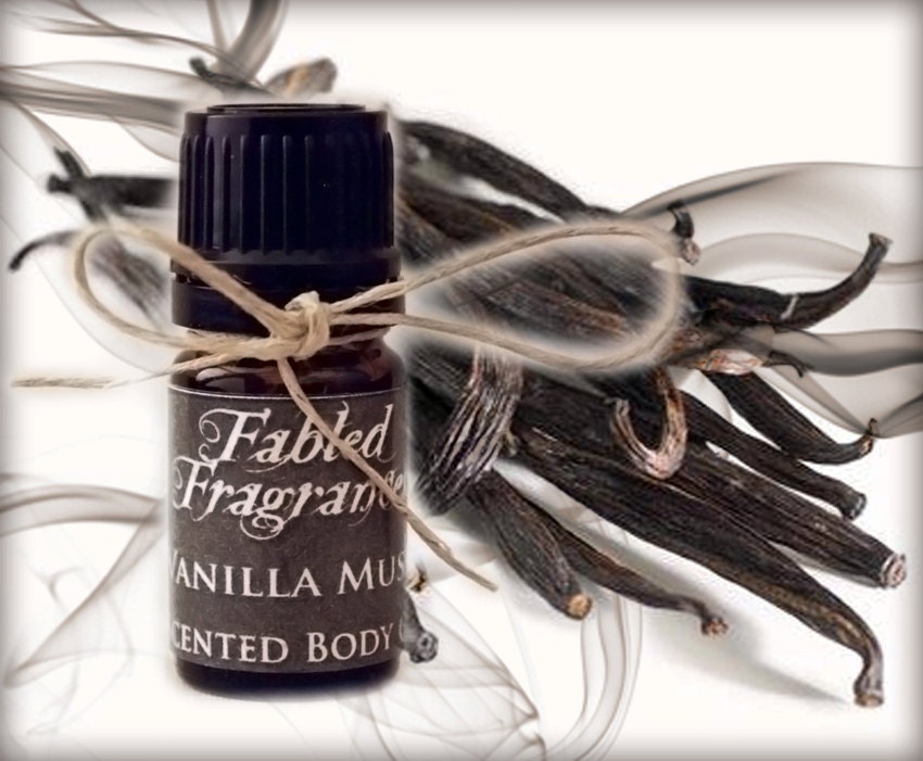Vanilla Musk Perfume Oil: 5mL Bottle of Artisan Blended Perfume Oil