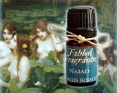 Naiad Perfume Oil: 5mL Amber Bottle of Water Nymph Floral Artisan Fragrance