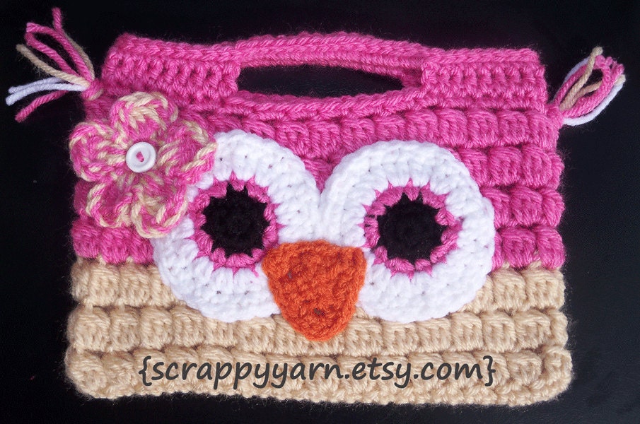 Crochet Owl Purse