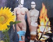 art // print // giclee // collage // We People are a Hot Mess
