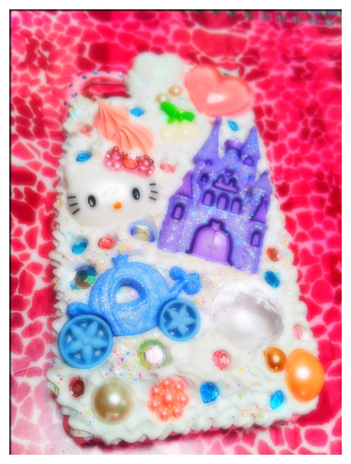 Princess themed whipped decoden case