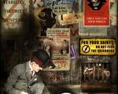 MR WHITE (Abney Park "Airship Pirates") Art Print 8.5"x11" by MANDEM