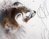 Martinefa's Original watercolor and Ink "Mouse"