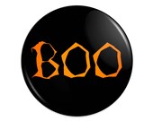 Halloween BOO Pinback Button - 3 inch