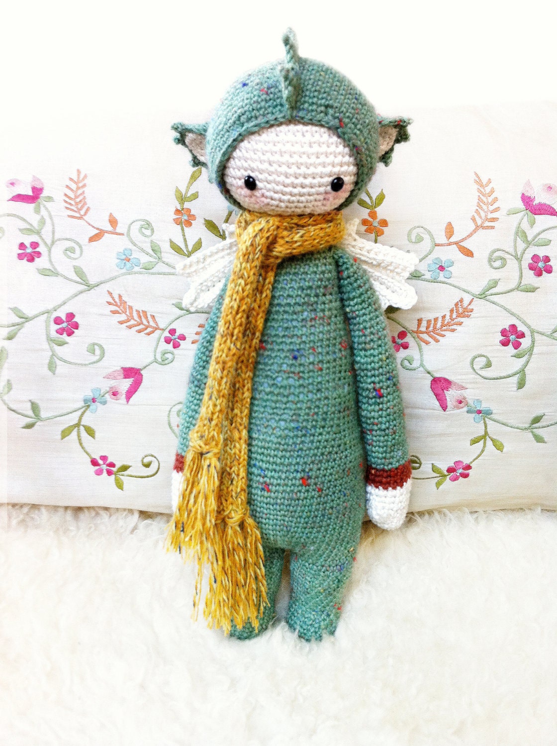 Crochet Pattern Doll "DIRK the dragon / dinosaur" PDF