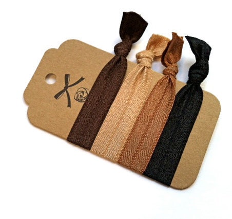 Cute Comfy Elastic Hair Ties - Leaves No Bump No Ridge