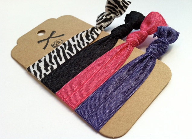 Cute Comfy Elastic Hair Ties - Leaves No Bump No Ridge