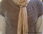 PATTERN PDF-FILE crochet flower scarf