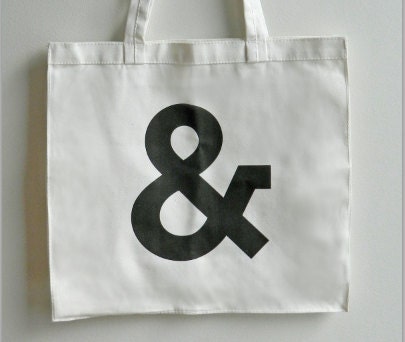 Ampersand Canvas Tote