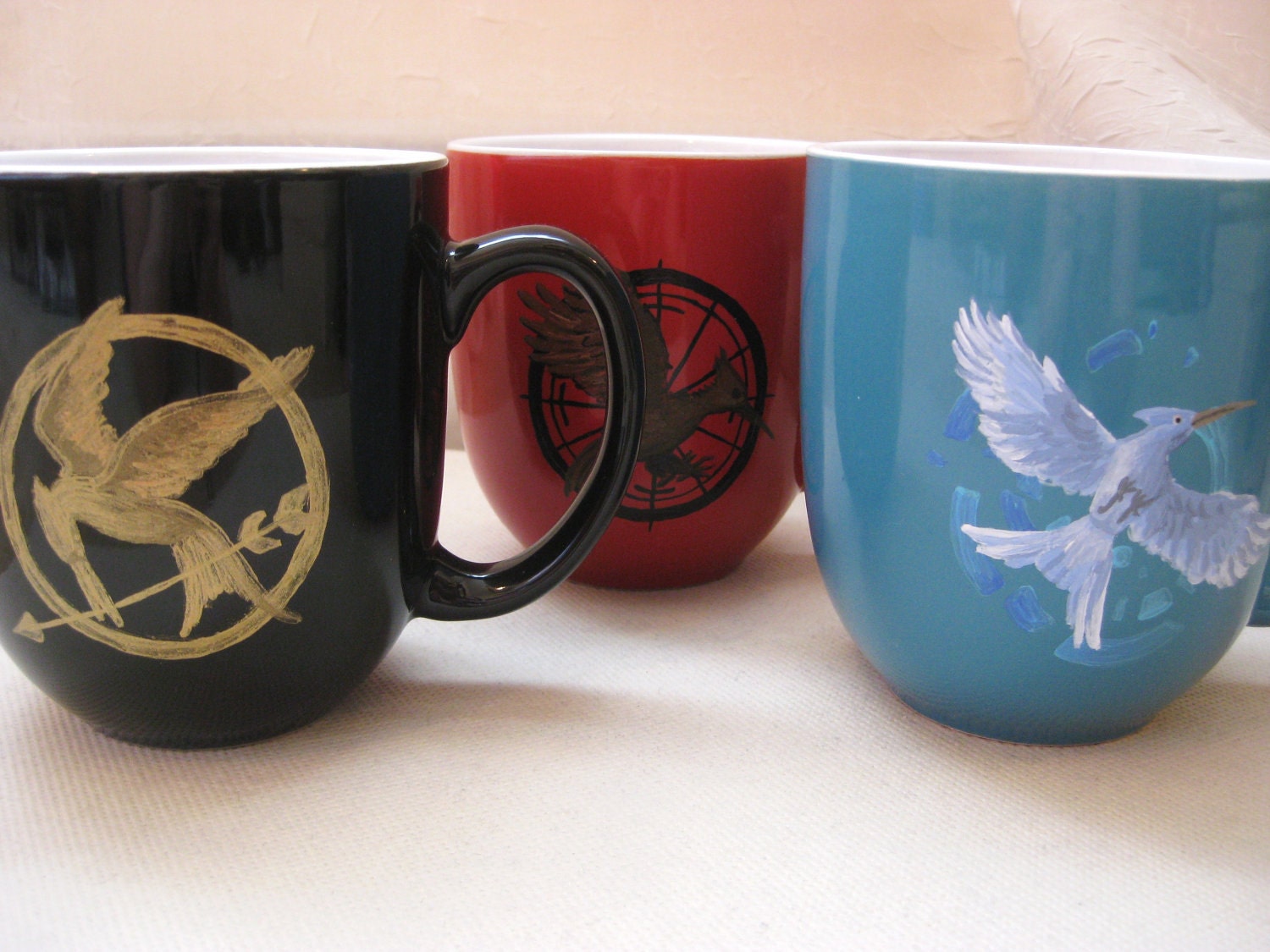 Set of 3 - Hunger Games, Catching Fire, and Mockingjay Mugs