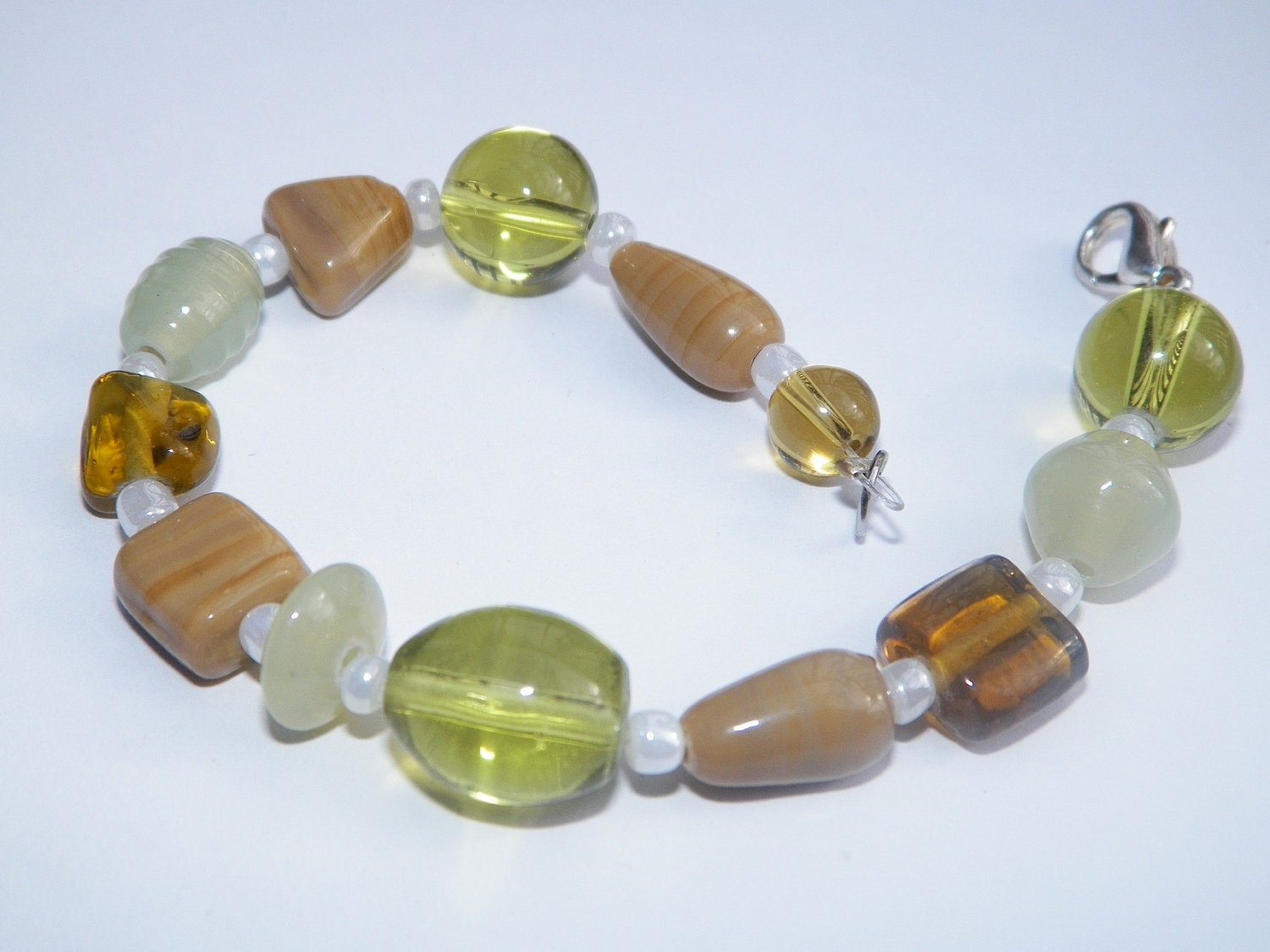 Day in the Park Glass Bracelet