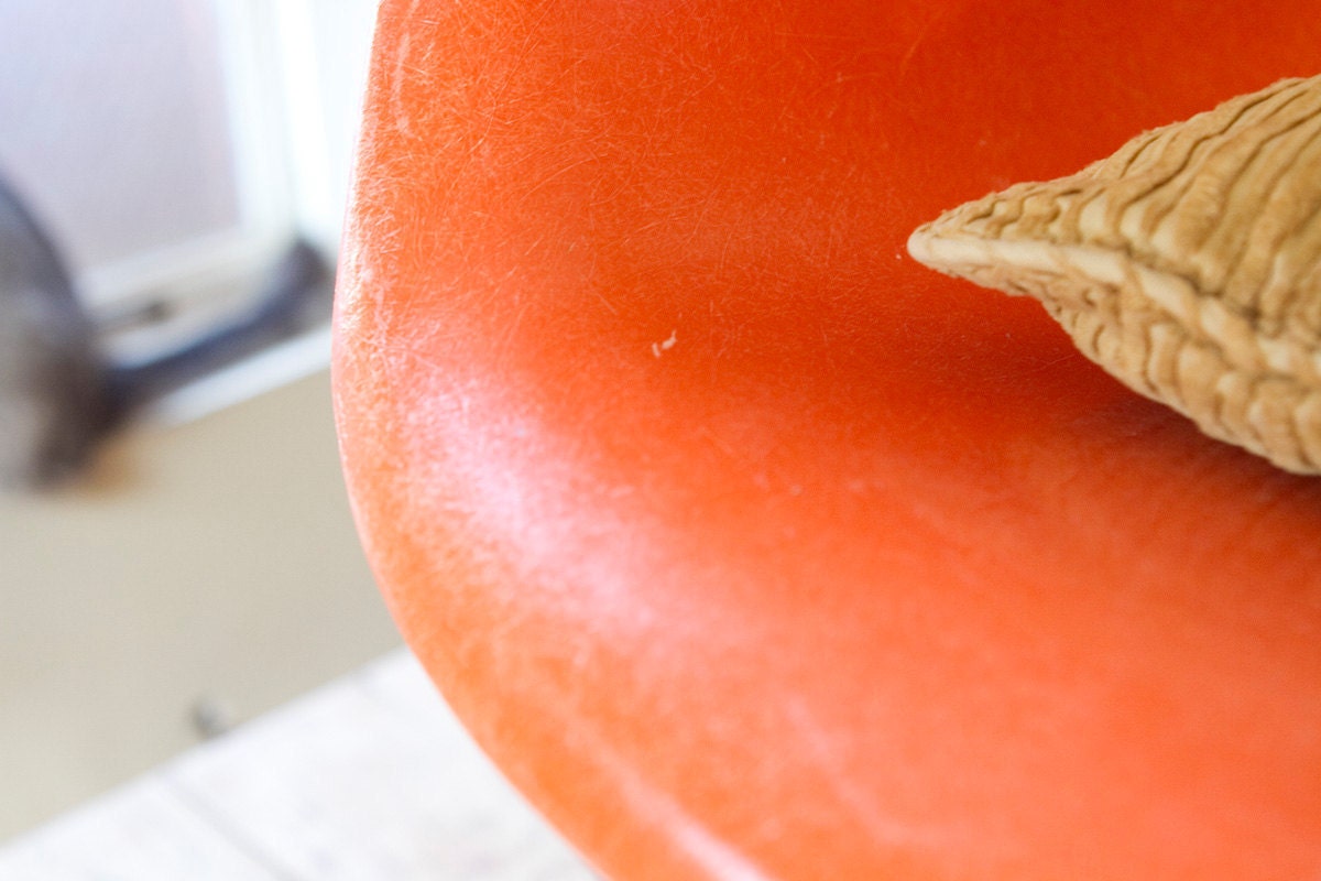 Eames Arm Chair In Orange for Herman Miller