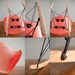 RESERVED Eames Zenith Rope Edge Rocker RAR in Salmon Fiberglass for Herman Miller Arm Chair