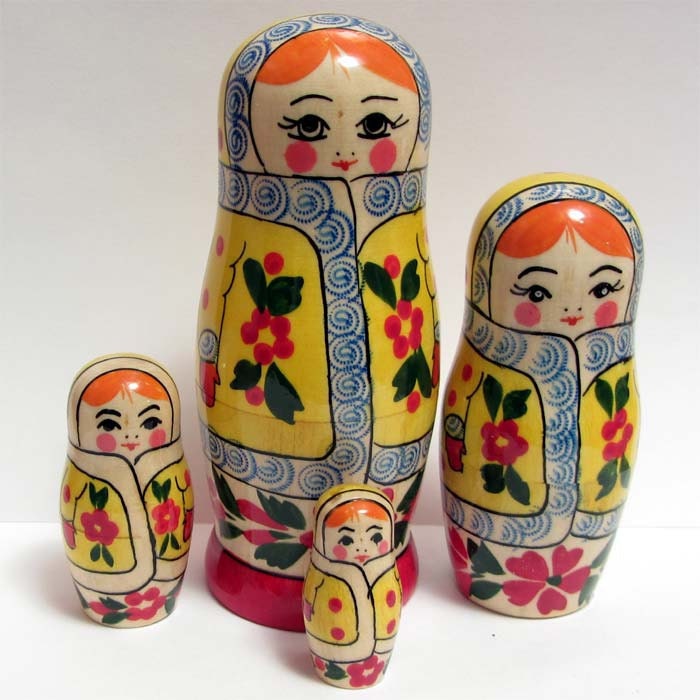 Matryoshka Nesting Doll Sneguroshka (Snow Maiden)
