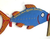 Tropical Wood Fish Sign- For Out doors -Catch Me In Rincon