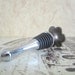 Wine Bottle Stopper - Gold Flower with Rhinestones Wine Stopper