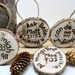 RESERVED KRISTIN Van ZANDT, Personalized Wedding Wood Slice Sign