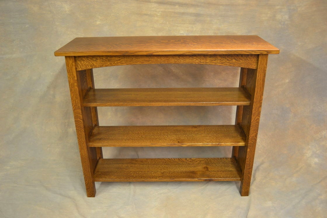 Large Mission Arts & Crafts Oak Bookcase