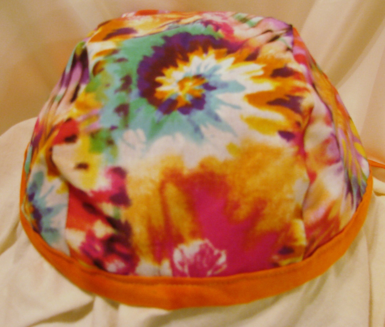 Skullcap Tye Dye and Orange - OOAK