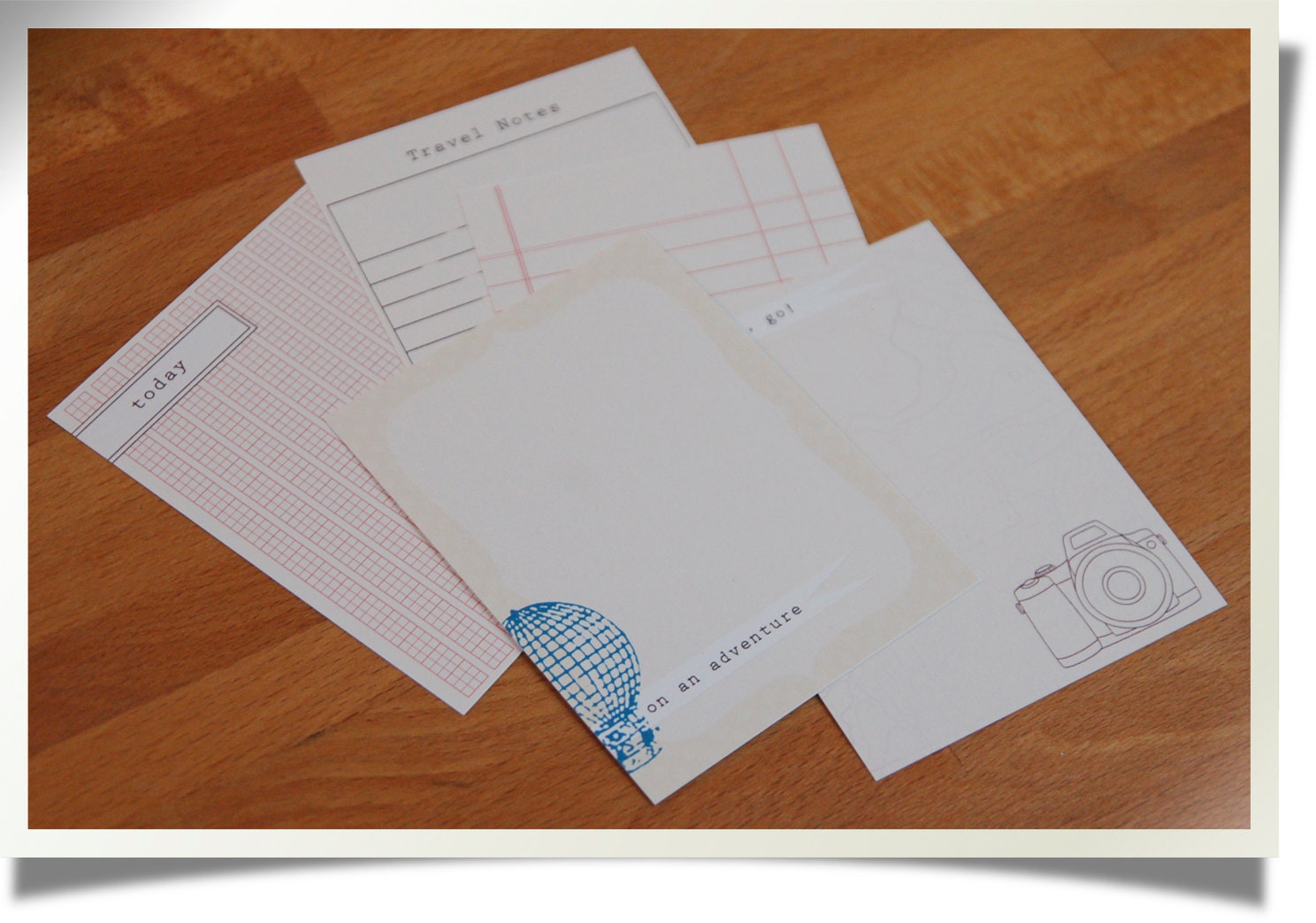 INSTANT DOWNLOAD - Printable Journaling Cards "Travel Set 1" - Project Life - Scrapbooking