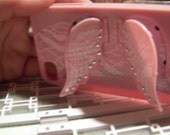 Luxury Pink  Angel case swarovski wings  4G 4GS