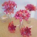 Wedding bouquet set, paper flowers