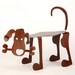 Bone Dog Garden Art Sculpture