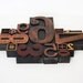 Letterpress Number Collage